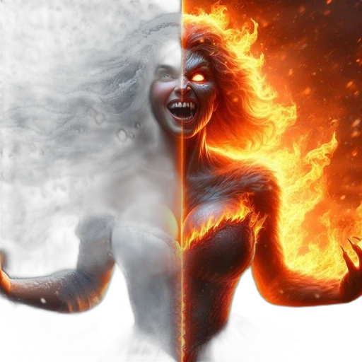 fantasy art, concept art, comic book art, photorealistic transparent PNG cut-out