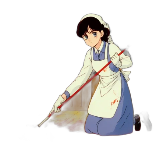 staff, sword, weapon, dress transparent PNG cut-out