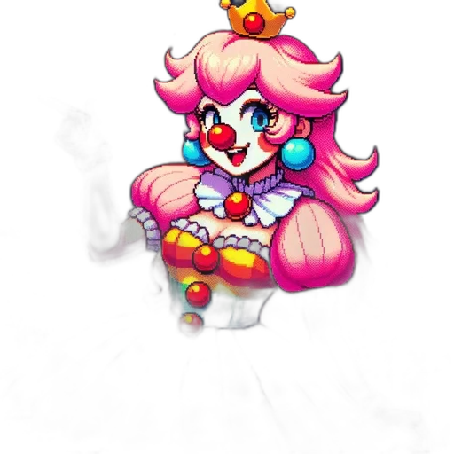 crown, staff, jewelry, pixel art transparent PNG cut-out