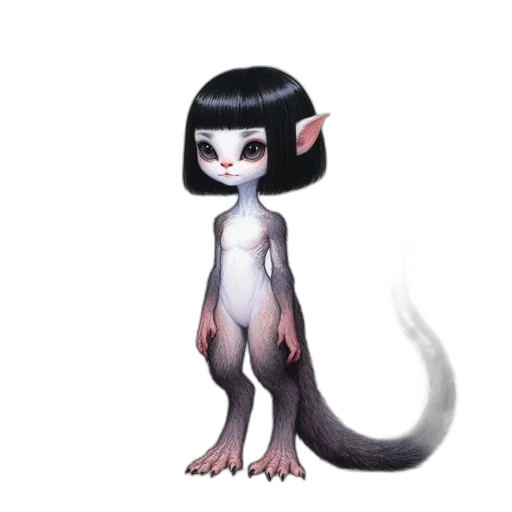 creature, staff, animal, dragon transparent PNG cut-out