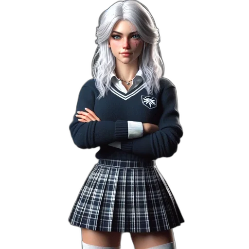 jacket, staff, dress, concept art transparent PNG cut-out