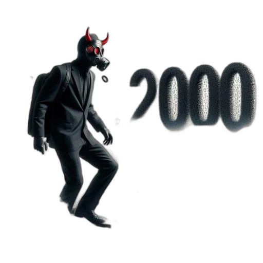 mask, concept art, 3d render, eerie transparent PNG cut-out