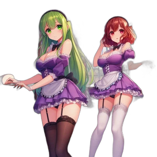 dress, staff, anime, pixel art transparent PNG cut-out