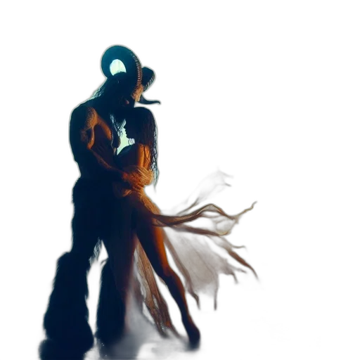 mask, robot, staff, creature transparent PNG cut-out