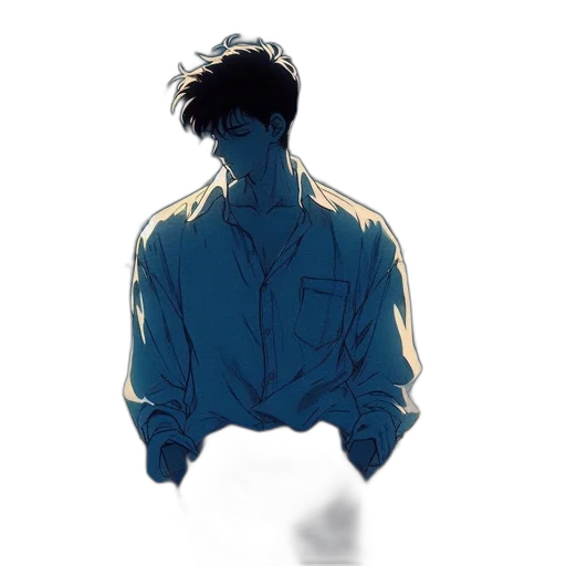 jacket, creature, hair, mask transparent PNG cut-out
