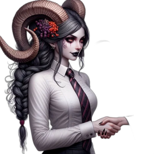 staff, dress, creature, fantasy art transparent PNG cut-out
