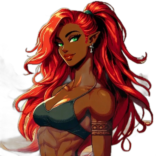 fantasy art, concept art, pixel art, comic book art transparent PNG cut-out