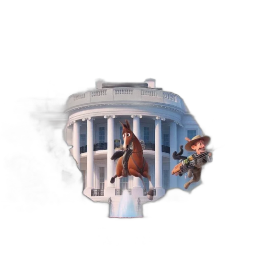 building, robot, hat, concept art transparent PNG cut-out