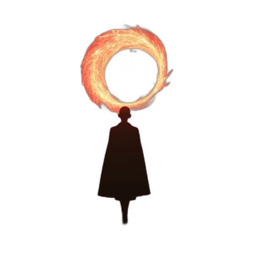 staff, dress, crown, hair transparent PNG cut-out
