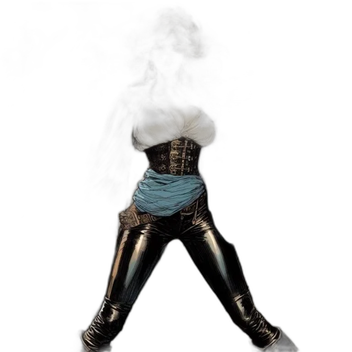 jacket, mask, dress, concept art transparent PNG cut-out