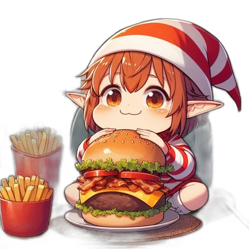 food, creature, animal, hat transparent PNG cut-out