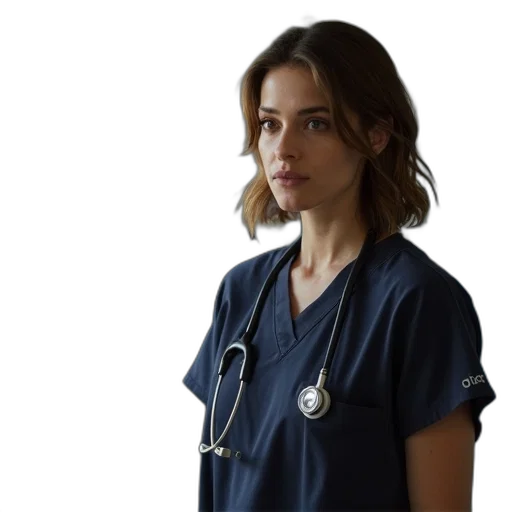 staff, dress, meredith, waiting transparent PNG cut-out