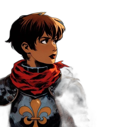 comic book art, concept art, fantasy art, anime transparent PNG cut-out