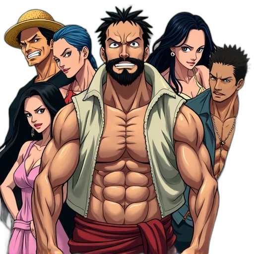 staff, comic book art, anime, cartoon transparent PNG cut-out
