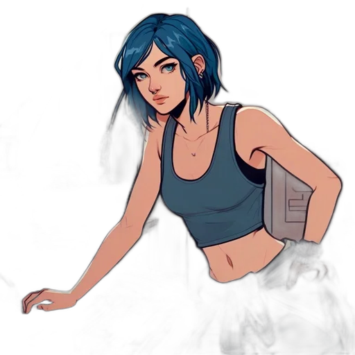 dress, concept art, comic book art, fantasy art transparent PNG cut-out