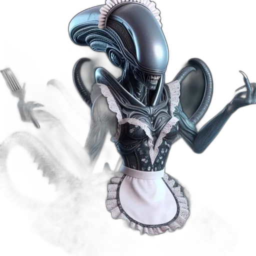 robot, creature, mask, dress transparent PNG cut-out