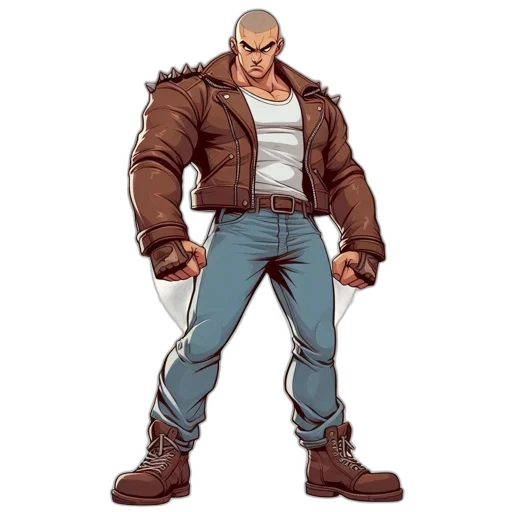 jacket, concept art, comic book art, pixel art transparent PNG cut-out