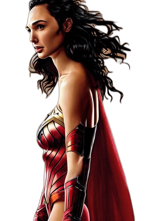 comic book art, concept art, fantasy art, photorealistic transparent PNG cut-out