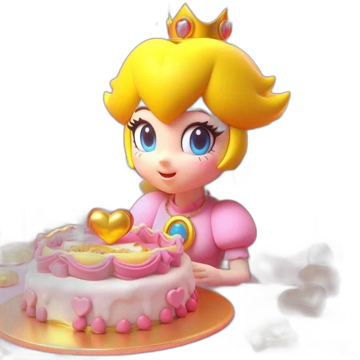 crown, food, 3d render, concept art transparent PNG cut-out