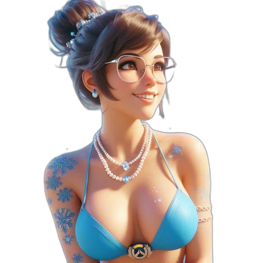 jewelry, dress, staff, face transparent PNG cut-out