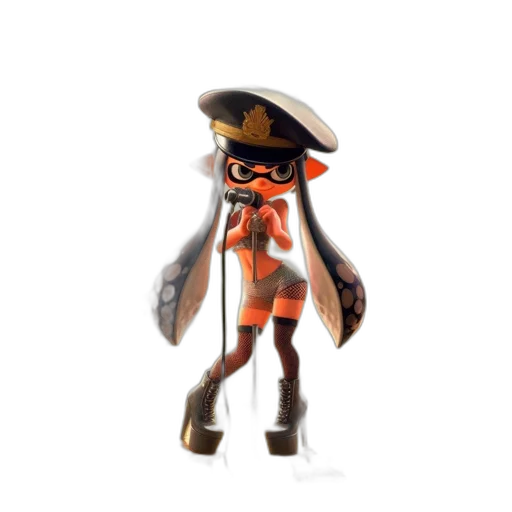 staff, jacket, weapon, hat transparent PNG cut-out