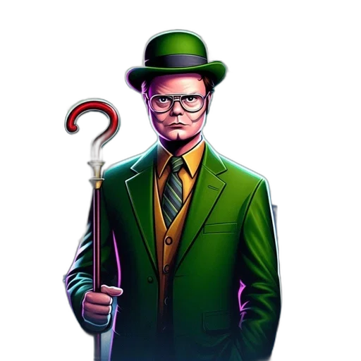 staff, umbrella, comic book art, concept art transparent PNG cut-out