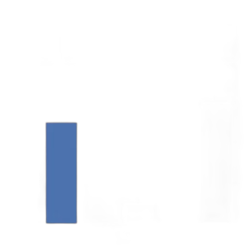 blue, bar, chart, titled transparent PNG cut-out