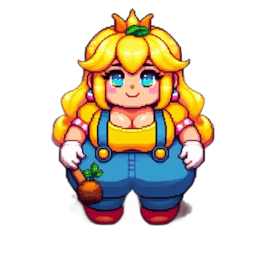 crown, dress, staff, weapon transparent PNG cut-out