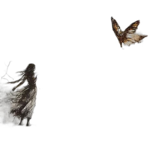 creature, hair, animal, dress transparent PNG cut-out