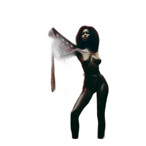 staff, weapon, hair, creature transparent PNG cut-out