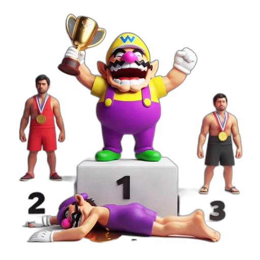 concept art, 3d render, three, figures transparent PNG cut-out