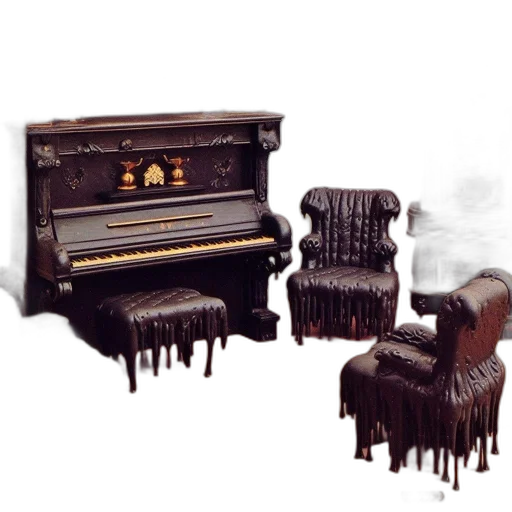 furniture, photorealistic, 3d render, concept art transparent PNG cut-out