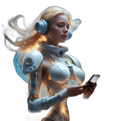 robot, concept art, fantasy art, comic book art transparent PNG cut-out
