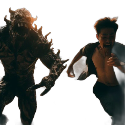 creature, concept art, 3d render, fantasy art transparent PNG cut-out
