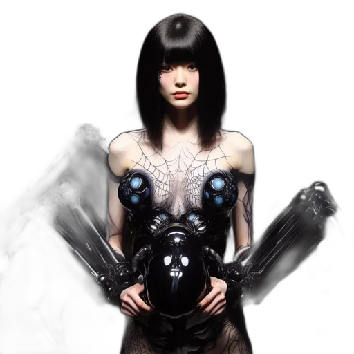 robot, mask, dress, weapon transparent PNG cut-out