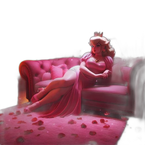dress, crown, furniture, concept art transparent PNG cut-out