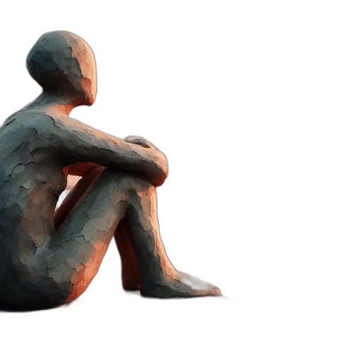 face, furniture, creature, 3d render transparent PNG cut-out