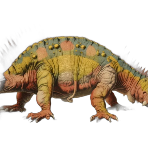 creature, dragon, animal, staff transparent PNG cut-out