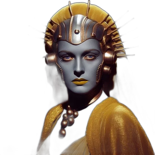 jewelry, mask, crown, robot transparent PNG cut-out