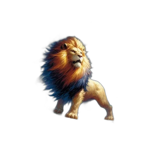 animal, crown, staff, creature transparent PNG cut-out