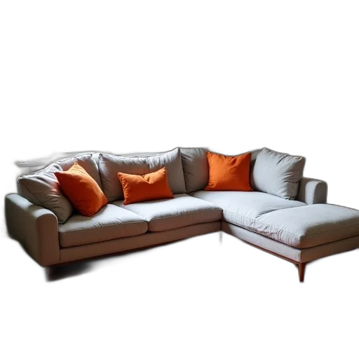 furniture, 3d render, photorealistic, earth tones transparent PNG cut-out