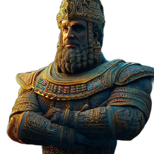 sword, crown, face, staff transparent PNG cut-out