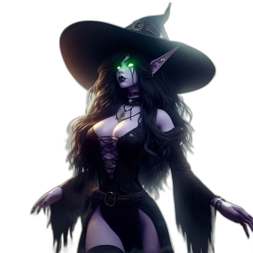 staff, mask, hat, fantasy art transparent PNG cut-out