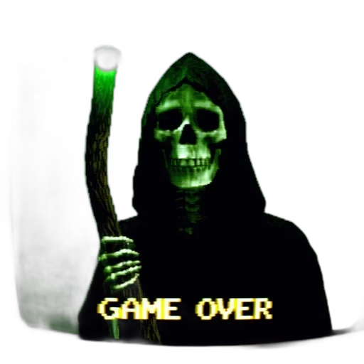 staff, jacket, weapon, 3d render transparent PNG cut-out