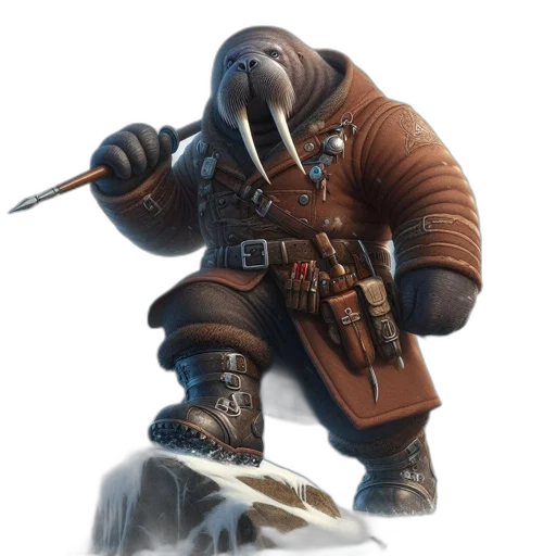 staff, weapon, jacket, creature transparent PNG cut-out