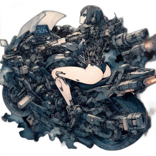 robot, weapon, dress, mask transparent PNG cut-out