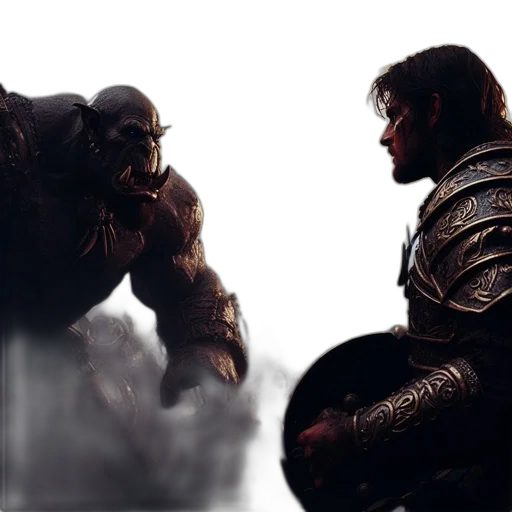 concept art, fantasy art, 3d render, comic book art transparent PNG cut-out