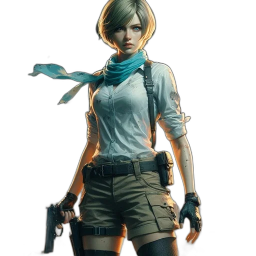 weapon, staff, jacket, concept art transparent PNG cut-out