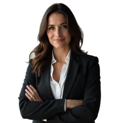 staff, jacket, face, woman transparent PNG cut-out