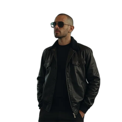 jacket, staff, photorealistic, concept art transparent PNG cut-out